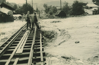 幸町裏　山交鉄橋