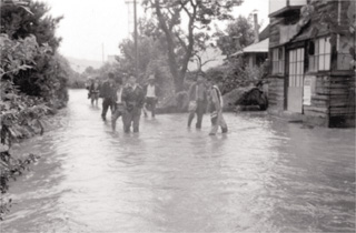 山辺町消防団（三河尻地区）・地区民による巡回