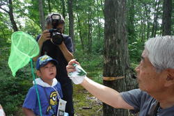 向山公園へたくさんの昆虫を探しに出かけました！<br /><br />今年は残念ながら、カブトムシは少なかったようです。<br />お土産のカブトムシ大切にしてね。