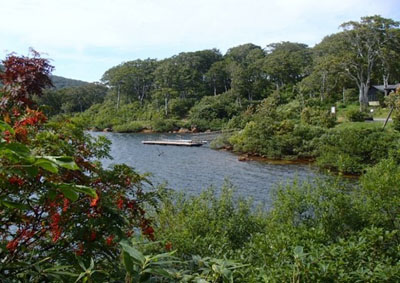 須川湖の景色