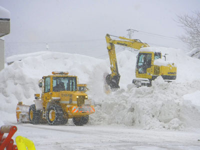 除雪作業