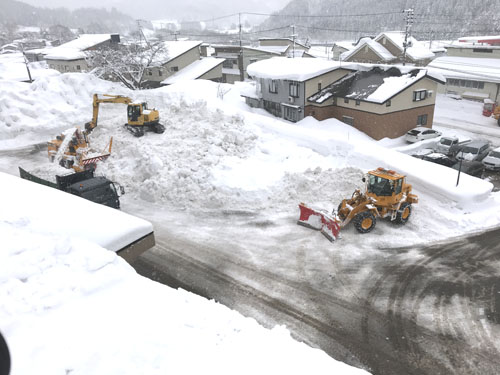 除雪は続く