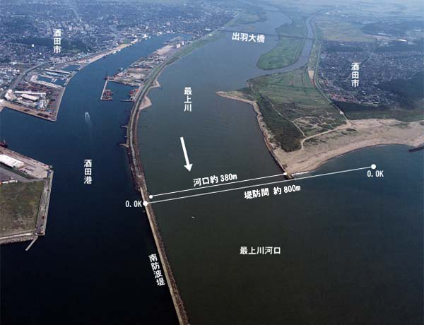 山形県の流域図