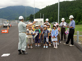 ６月１５日　現場見学会の様子