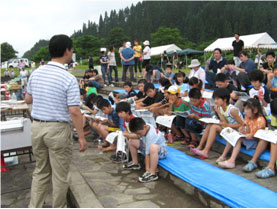 川遊びのルールも、ちゃんと学習