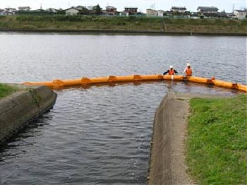 ホームタンクの操作ミスによる油流出