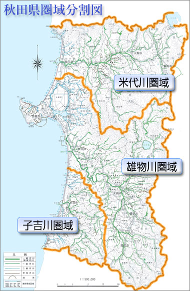 圏域分割図