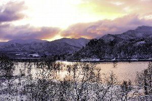 緩やかな夜明け