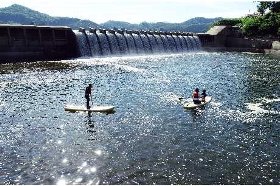 夏の湖上散歩