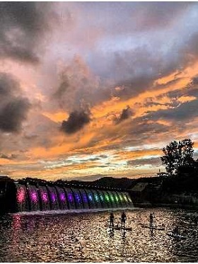 夕焼け空・日没まであとわずか