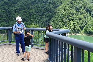 長井ダム特別見学会1