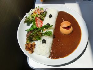 長井ダムカレー春バージョン