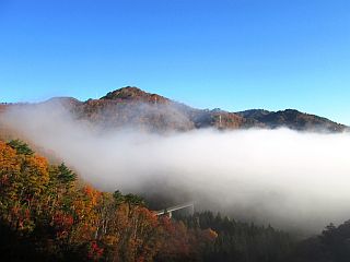 女舘沢橋から見た風景