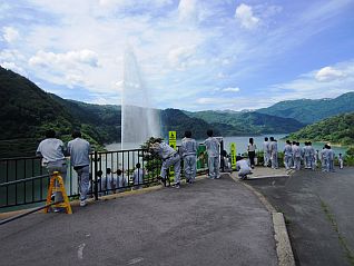 大噴水を眺望