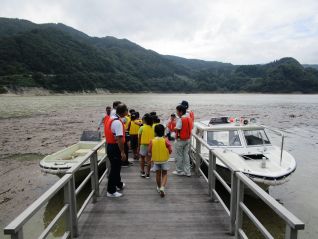 ②湖面巡視点検