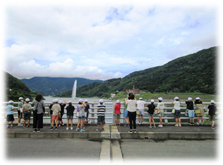 月山湖大噴水