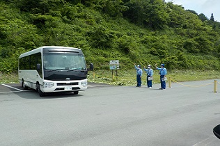 寒河江ダムを出発！