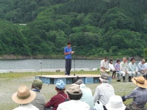 県立谷地高等学校カヌー部代表者からの感謝のことば