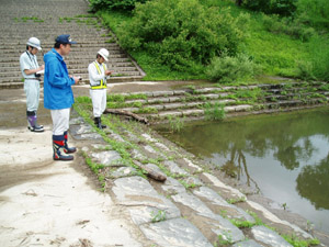 湖岸公園親水護岸＆ボート乗り場