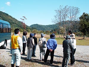 「白川湖岸公園と親水護岸」“パークゴルフ場は大盛況”