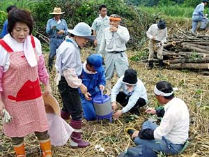 休憩(水分補給もしっかりと)