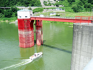 貯水池巡視体験