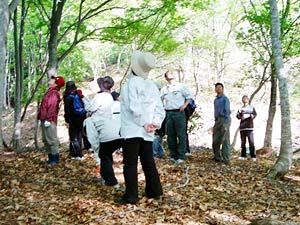 昨年の自然観察会の様子