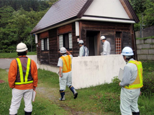 犯罪防止のためトイレ等の施設も点検