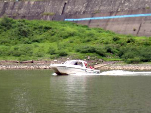 貯水池巡視体験