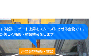 オリフィス主ゲート補修内容