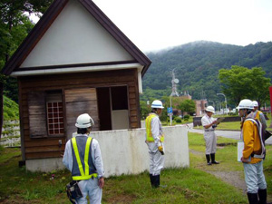 ダム公園 施設点検