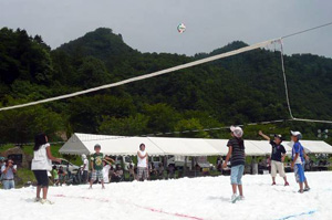 雪上バレーボール大会