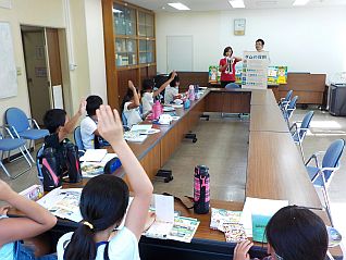 ダムの役割をクイズ形式でおさらいしました