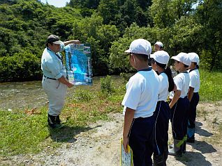 みんなが調査してくれた結果を下に『山形県の河川水質マップ』が作成されるそうです