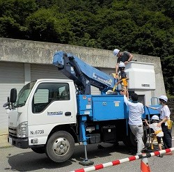 高所作業車1