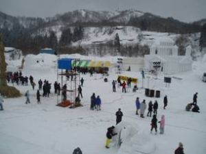 中津川雪祭りの様子