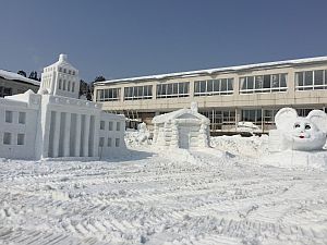 地区ごとに作成した雪像は今年も力作揃いです！