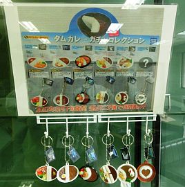 展示しているダムカレーフィギュア