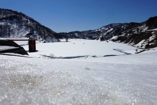 ダム湖面の様子（平成31年3月18日撮影）