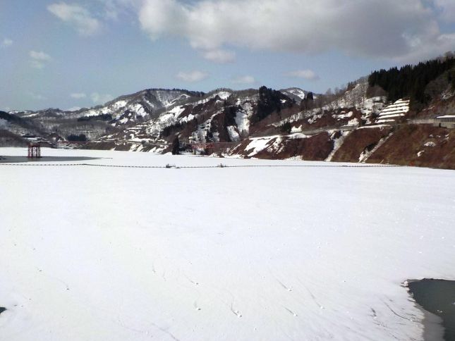 ダム湖面の様子（平成31年3月29日撮影）