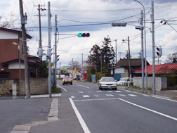 国道108号　美里町北浦字高橋（市道との交差点）