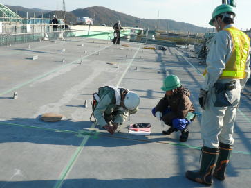 橋梁の寸法を確認