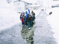 写真＜閉塞に伴う浸水＞