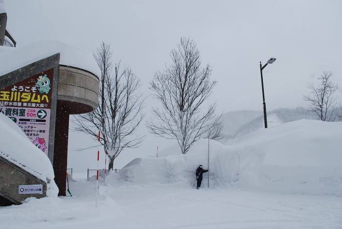 だいぶ雪が積もりました！